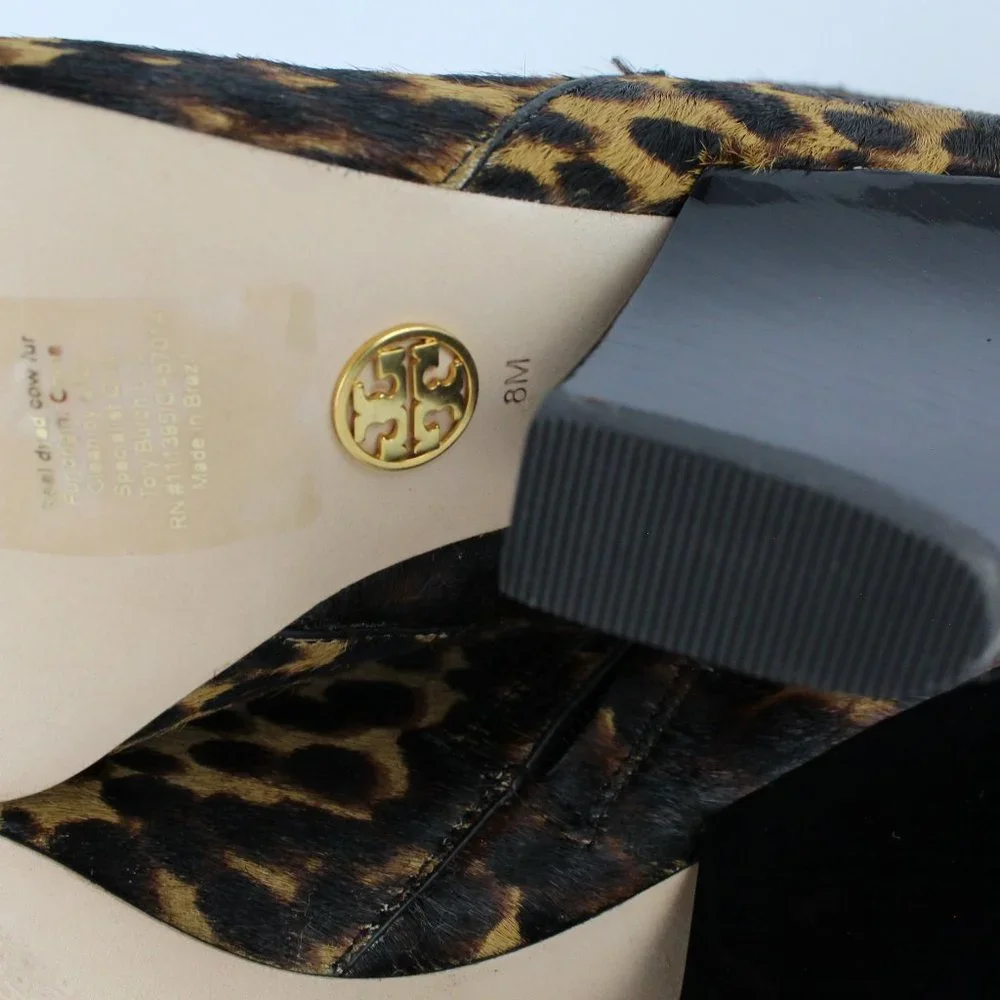 New Tory Burch Lila Genuine Calf Hair Boot